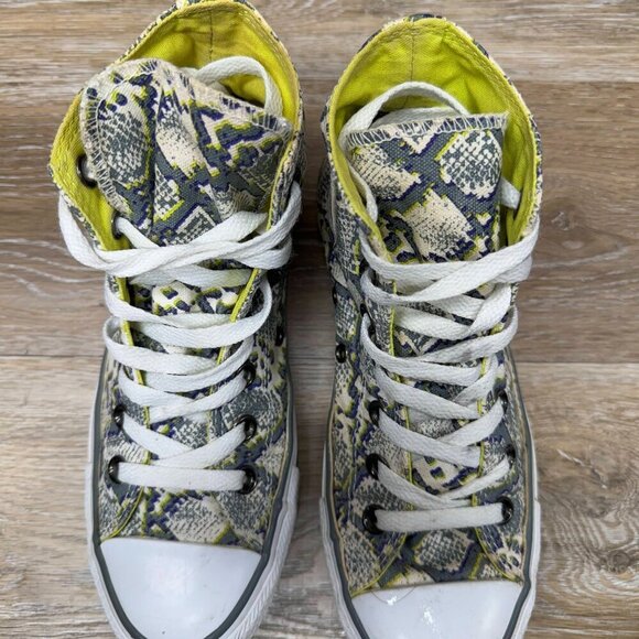 Converse Chuck Taylor All Star Hi Top Snake Print Women's Size 7 - Picture 2 of 6